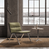 Freedom 無扶手皮革特色休閒躺椅